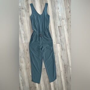 Patagonia Jumpsuit Romper Womens Small S Fleetwith Sleeveless Light Plume Gray